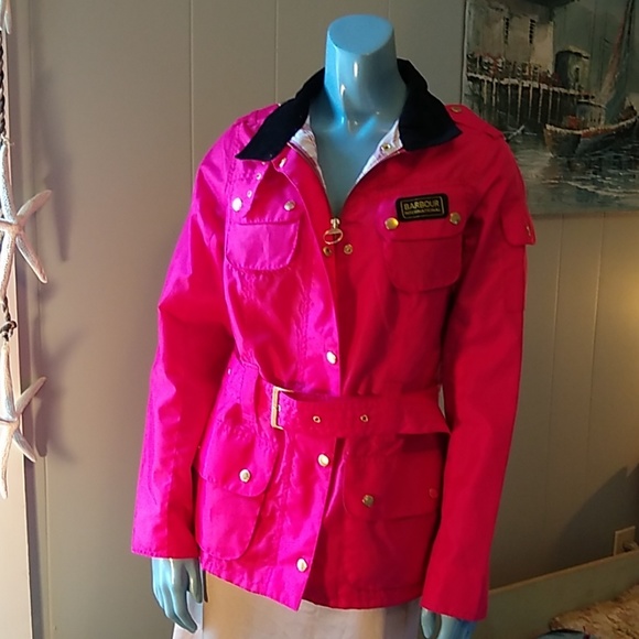 Barbour Jackets & Blazers - ❤️Pink Barbour Tartan Lined Spring Jacket US 6
